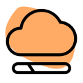 Progress bar for cloud computing system layout icon