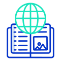 Book Globe icon