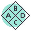 Abcd icon