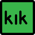 Kik instant messenger logo from the canadian company Kik interactive icon