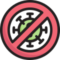 Banned virus icon