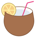 Cocktail de coco icon