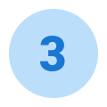 3 en círculo icon