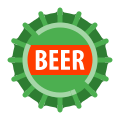 Tapón de botella de cerveza icon