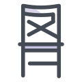 Chaise pliante icon