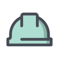 Casque de sécurité icon