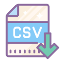 Exportar CSV icon