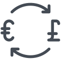 Euro-Pfund-Austausch icon