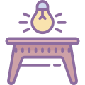 Lampe de table icon
