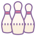 Quilles de bowling icon
