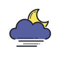 Noche con niebla icon