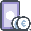 Banknoten und Münzen Euro icon