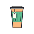 Café para viagem icon