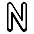 N icon