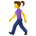 женщина-идущая icon