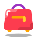 Visão traseira da bolsa icon