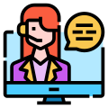 Online Support Agent icon