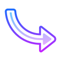 Curved Arrow icon