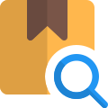 Search delivery item from the logistic website portal icon