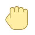 Hand: Felsen icon