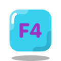 F4 Key icon