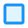 Unausgefüllte Checkbox icon