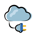 Соединение облачного хранилища данных icon
