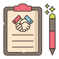 Contract icon