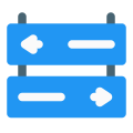 Hospital Direction Sign icon