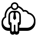 Cloud-Geschäft icon