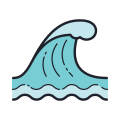 onda dell'oceano icon