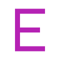 E icon