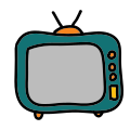 Télévision rétro icon