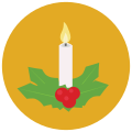 Vela de Navidad icon