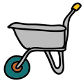 Wheelbarrow icon