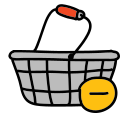 Shopping Basket Remove icon