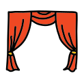 Theatervorhang icon