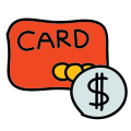 Bank Card Dollar icon