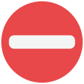 No Entry icon