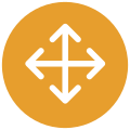 Redimensionner Quatre Directions icon