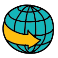 Globo rotativo icon