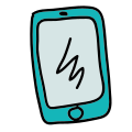 Touchscreen-Smartphone icon