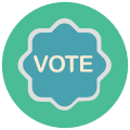 Emblema de votação icon