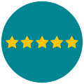 Five of Five Stars icon