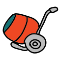 Red Cement Mixer icon