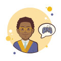 Man in Jacket Game Controller icon