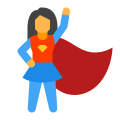 Super Hero Female icon