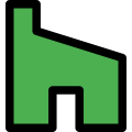Houzz a website and online community about architecture, interior design icon