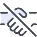 No Handshake icon