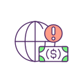 Global Financial Problem icon